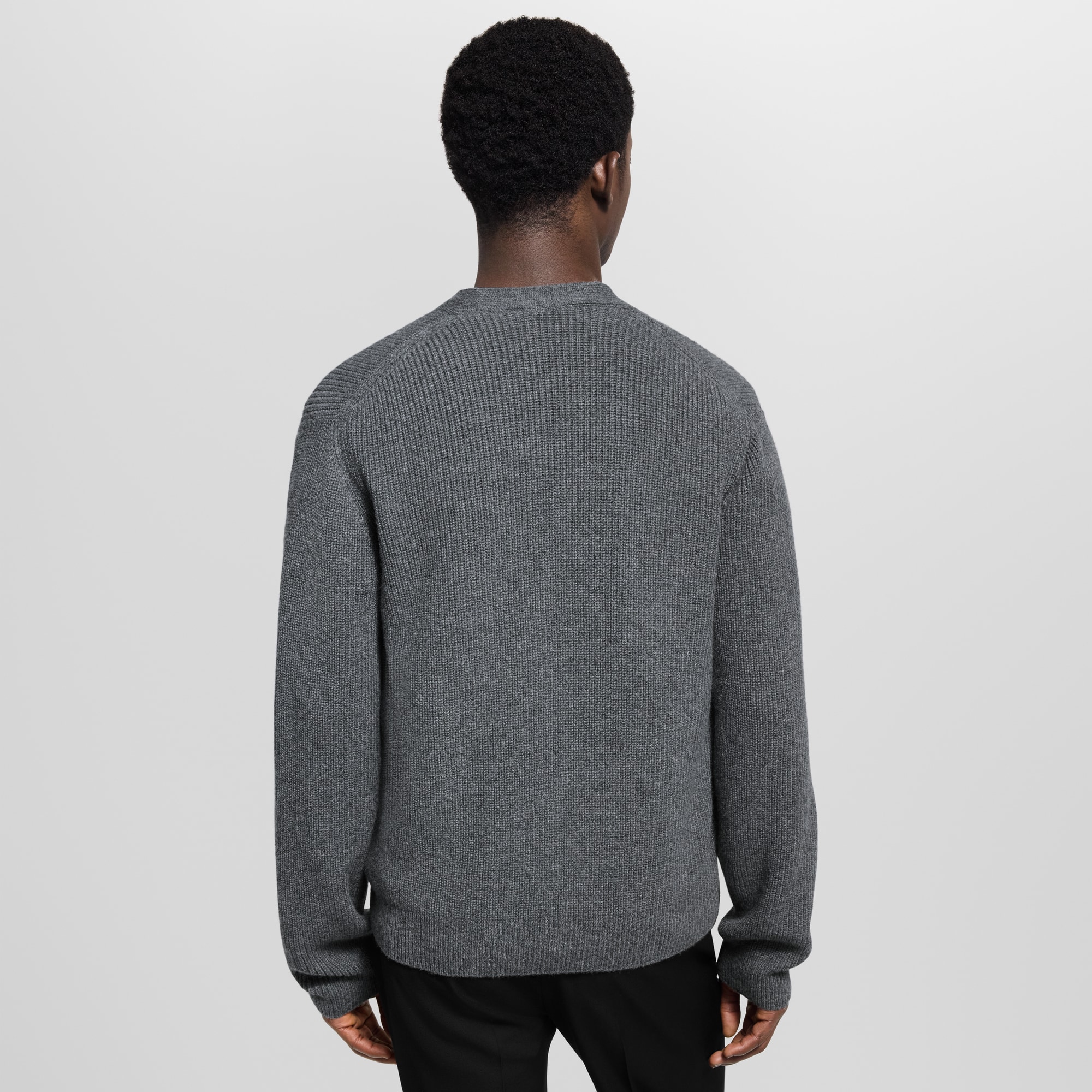 Embroidered Signature Cashmere Cardigan - Ready-to-Wear | LOUIS